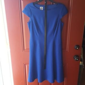 Anne Klein cobalt blue work dress